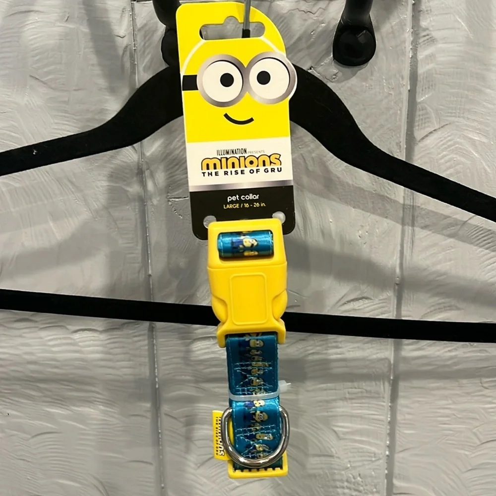 NWT Minions Dog Collar Size Large